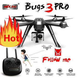 SD MJX Bugs 3 Pro B3 Pro RC Drone with 1080P Wifi FPV Camera GPS Follow Me Mode Brushless RC Helicopter Quadcopter - virtualdronestore.com