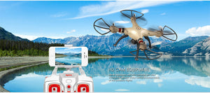 Syma X8HW WIFI FPV 0.3MP Camera 2.4GHz 4CH 6 Axis Gyro RC Quadcopter Headless Mode Barometer Set Height RTF - virtualdronestore.com