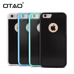 Anti Gravity Phone Bag Case For iPhone X 8 7 6S Plus Antigravity TPU Frame Magical Nano Suction Cover Adsorbed Car Case - virtualdronestore.com