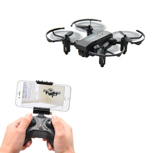 Mini Drones with Camera HD 0.3MP 2MP Drone Foldable Real Time Video Altitude Hold WIFI FPV RC Quadcopter Toys Dron - virtualdronestore.com
