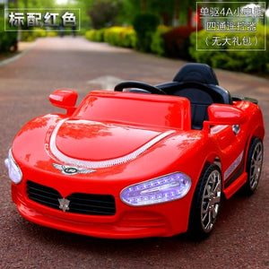 Kids Electric Ride on Car Four Wheels Double Engine Swing RC Car Remote Control Baby Walker Car Toys for Children Boys - virtualdronestore.com