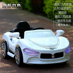 Kids Electric Ride on Car Four Wheels Double Engine Swing RC Car Remote Control Baby Walker Car Toys for Children Boys - virtualdronestore.com