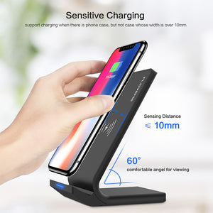 FLOVEME Universal Qi Wireless Charger For iPhone X XS XR 10W Fast Charger USB Wireless Charging For Samsung Galaxy S8 S9 Note 8 - virtualdronestore.com