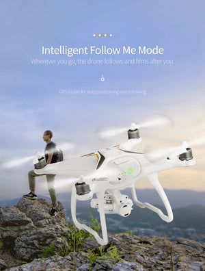 JJRC X6 GPS Drone Brushless Professional 5G Follow Me WiFi Fpv 1080P HD camera VS Selfie Rc Quadcopter Drone jjrc x9 heron x8t - virtualdronestore.com